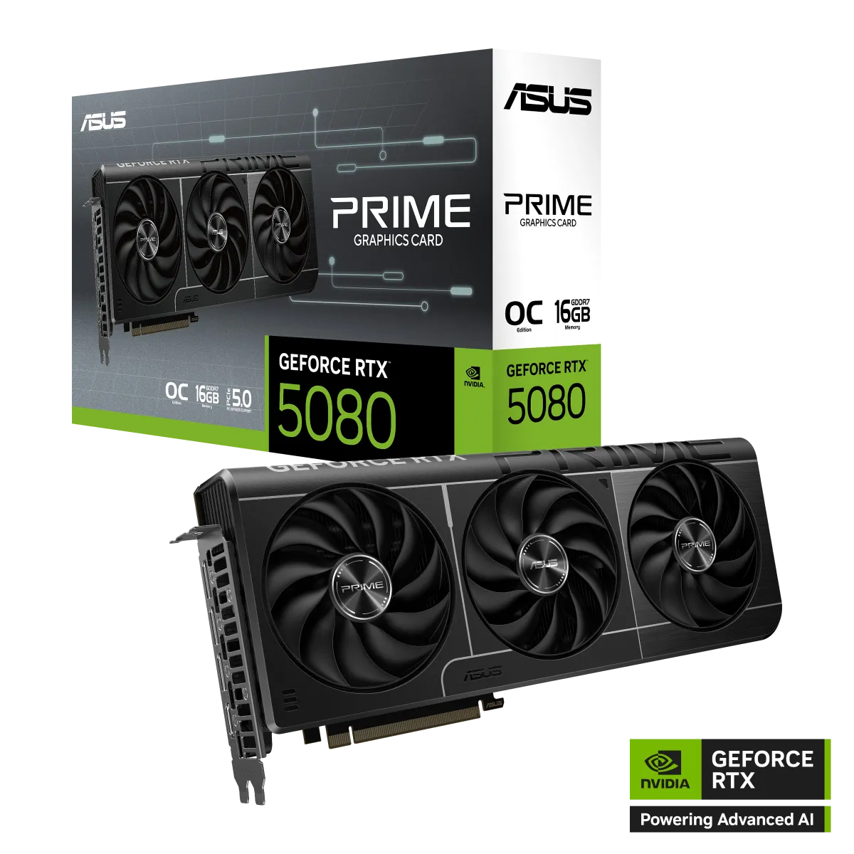 ASUS PRIME GeForce RTX™ 5080 16GB GDDR7 OC Edition