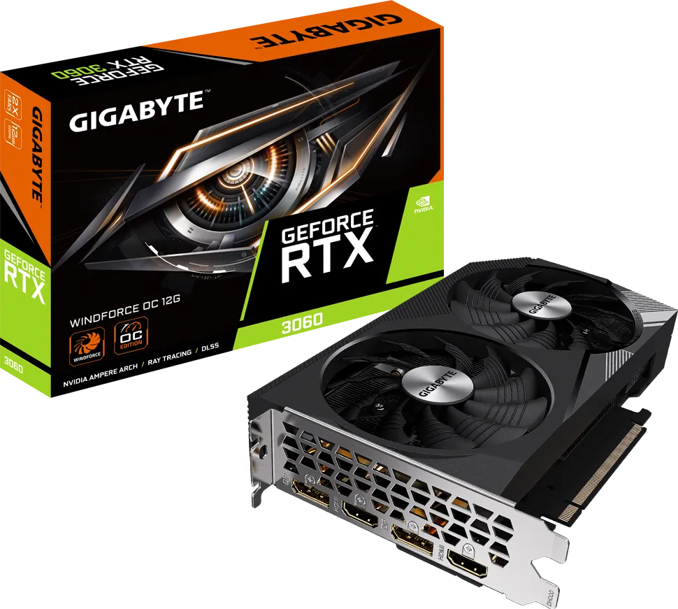 Gigabyte GeForce RTX™ 3060 WINDFORCE OC 12GB