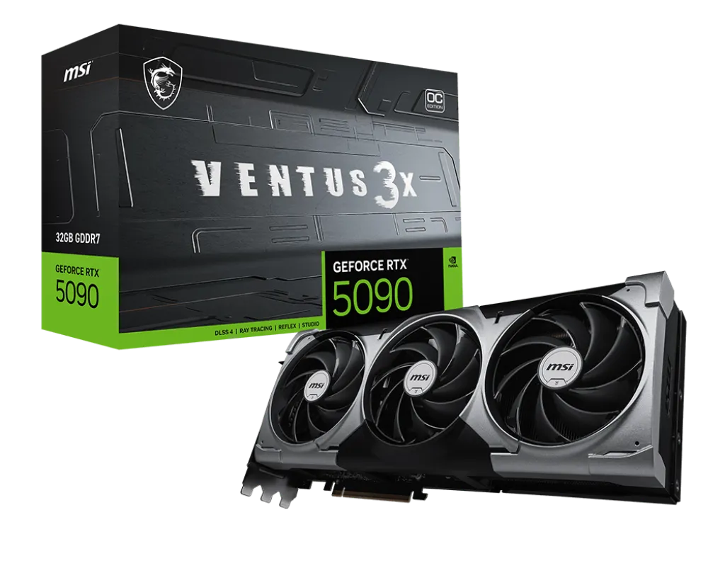 MSI GeForce RTX™ 5090 32GB VENTUS 3X OC
