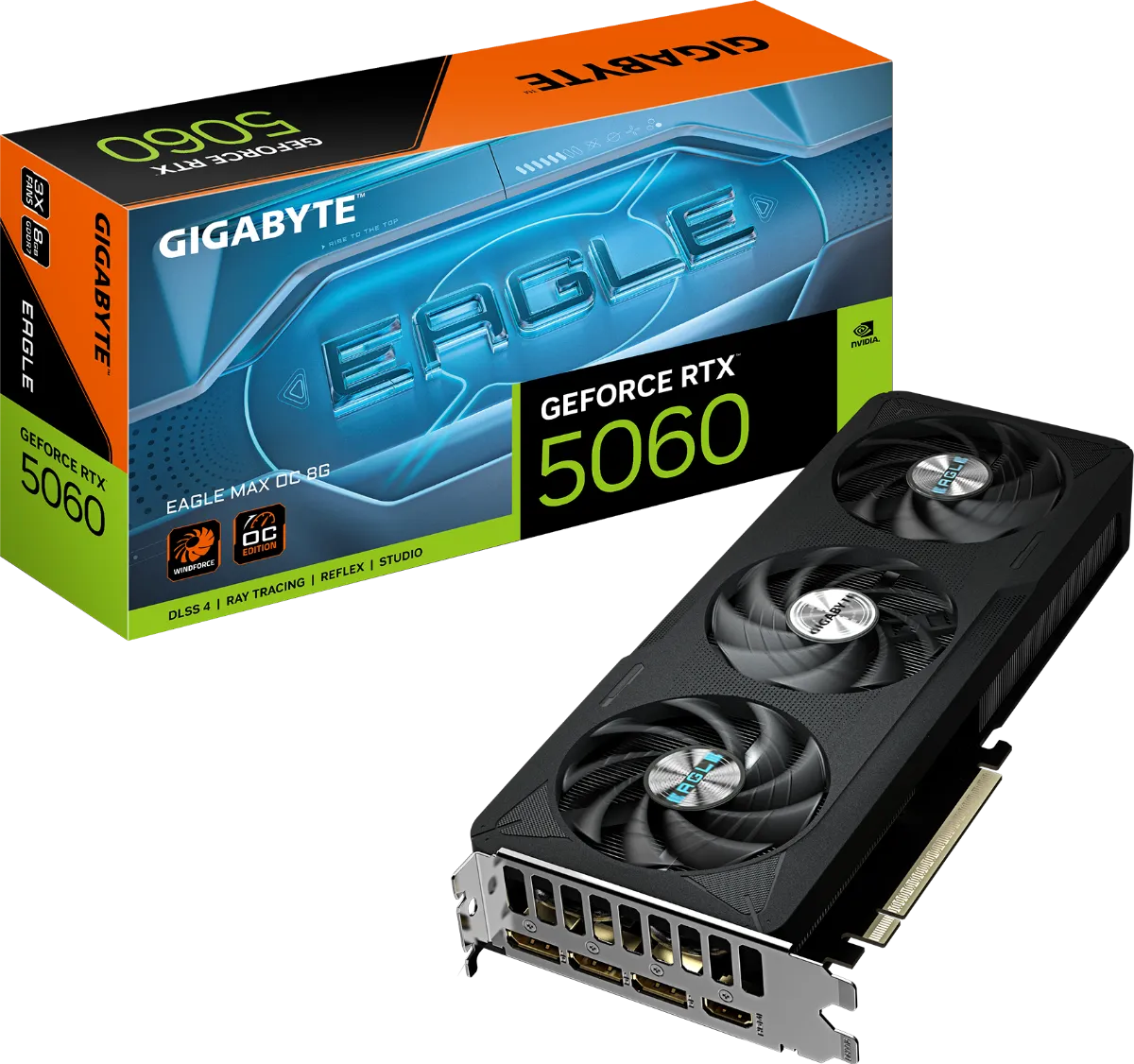 Gigabyte GeForce RTX™ 5060 EAGLE MAX OC - 8GB