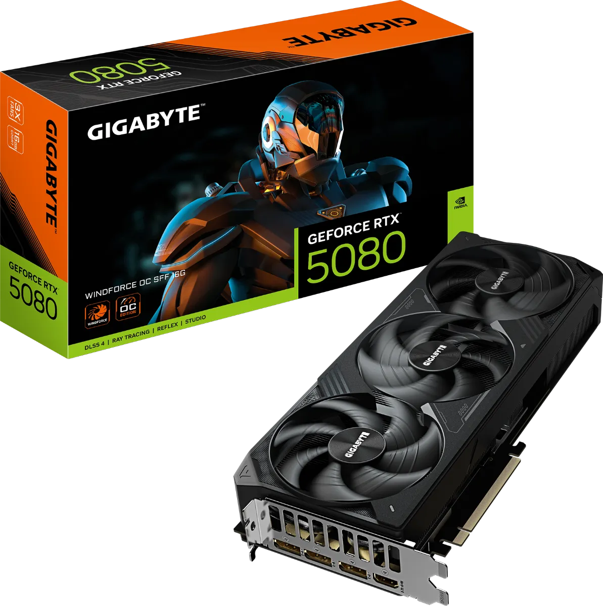 Gigabyte GeForce RTX™ 5080 WINDFORCE OC SFF 16GB