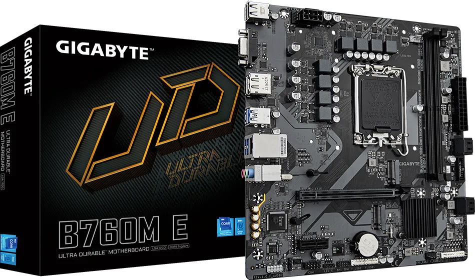 Gigabyte B760M-E D5, Motherboard