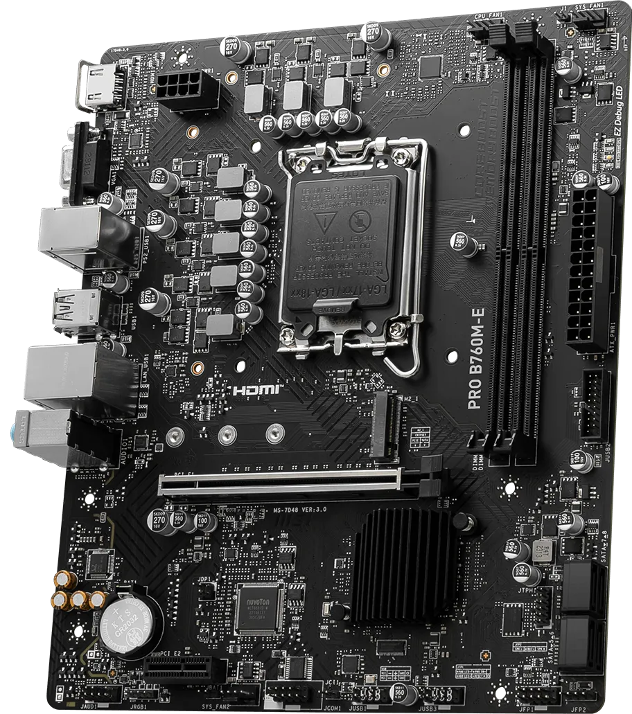 MSI PRO B760M-E D5 , Motherboard
