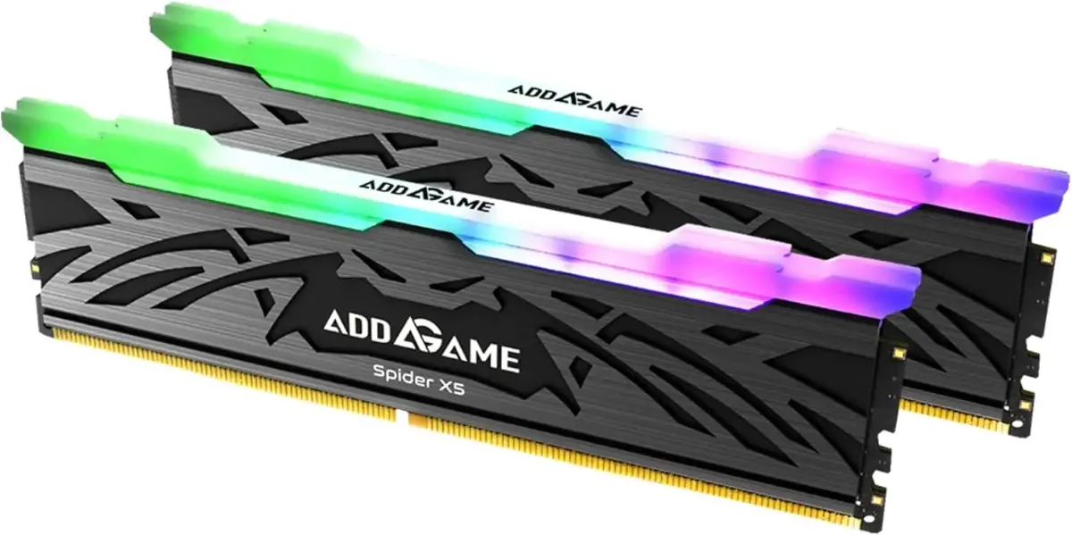 Addlink Spider 5X DDR5 RAM 32GB (2x16GB) Black RGB 6000 MHz CL38