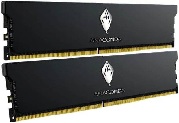 ANACONDA King Snake K5 DDR5 | 32GB (2×16GB) 6000MHz CL38 - Black