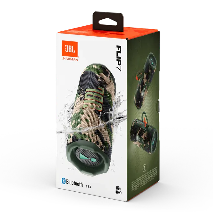 JBL Flip 7 Portable Bluetooth Speaker - Squad
