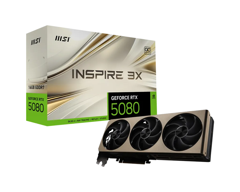 MSI GeForce RTX™ 5080 INSPIRE 3X OC