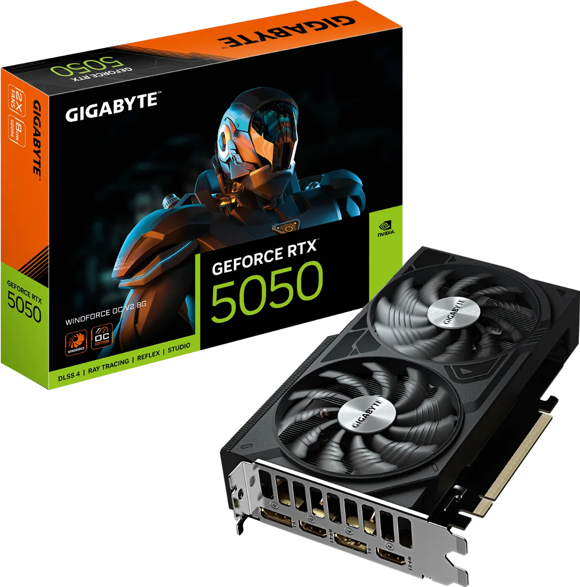 GIGABYTE GeForce RTX™ 5050 WINDFORCE OC 8GB