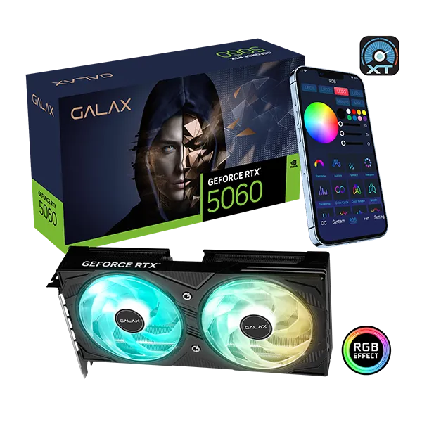 GALAX GeForce RTX 5060 EX 8GB BLACK RGB Edition