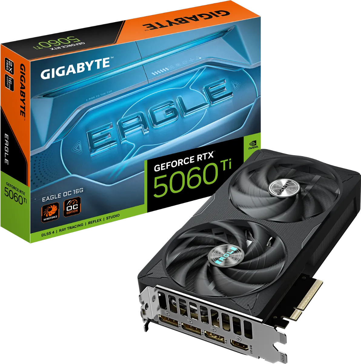 GIGABYTE GeForce RTX™ 5060TI EAGLE 16G OC BLACK Edition