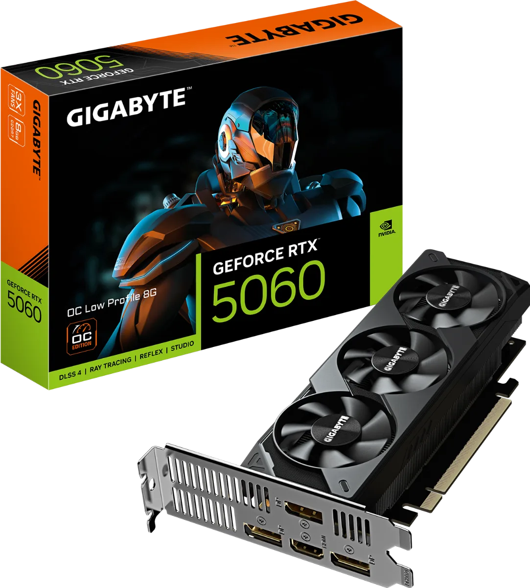 GIGABYTE GeForce RTX 5060 LOW PROFILE 8GB OC Edition