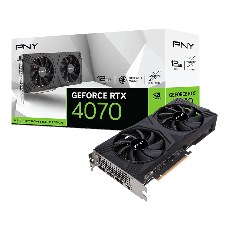 PNY GeForce RTX™ 4070 SUPER VERTO DUAL 12GB