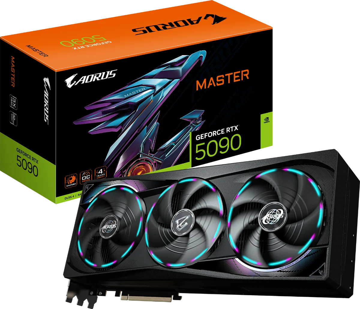 GIGABYTE GeForce RTX™ 5090 AORUS MASTER 32GB