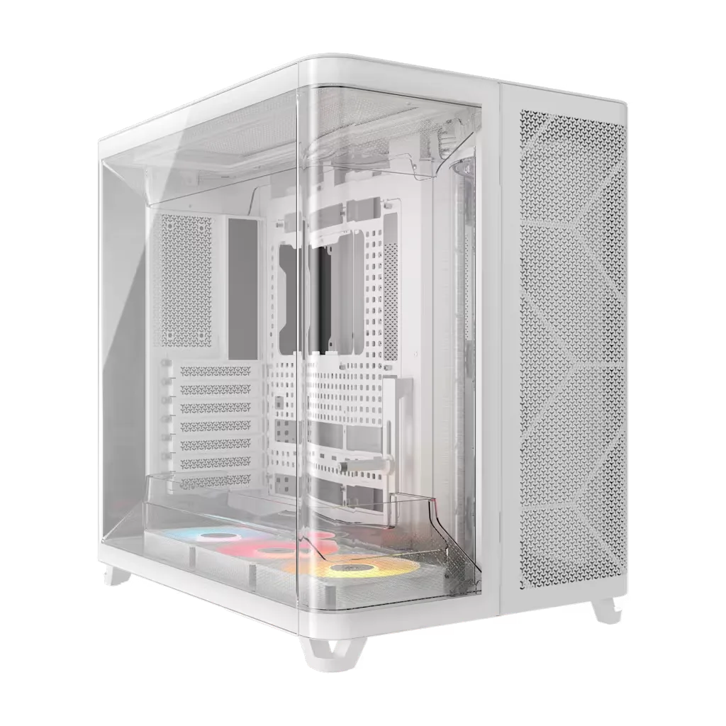 CORSAIR 5400 RS-R ARGB MT TEMP GLASS CASE WHITE