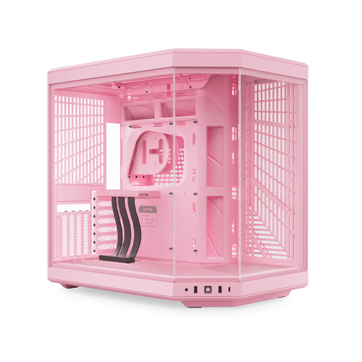 HYTE Y70 ATX MID TOWER CASE – STRAWBERRY