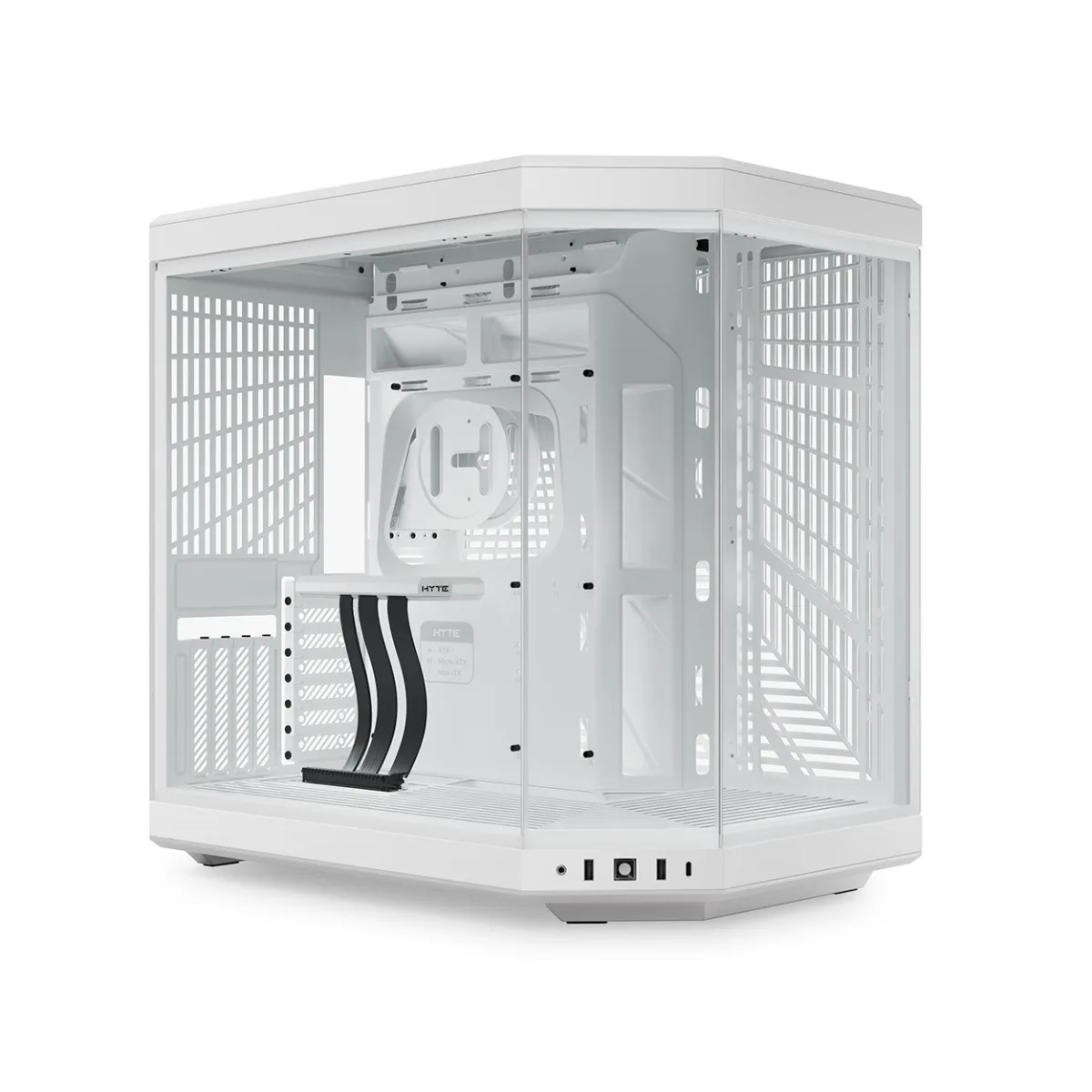 HYTE Y70 ATX MID TOWER CASE – SNOW WHITE