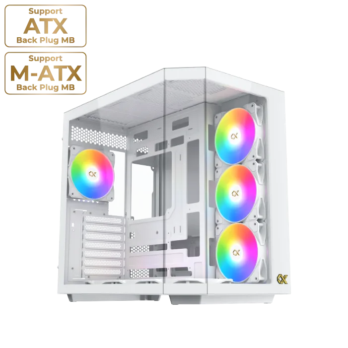 CASE XIGMATEK CUBI II WHITE