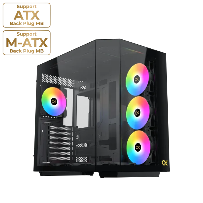 CASE XIGMATEK CUBI II BLACK