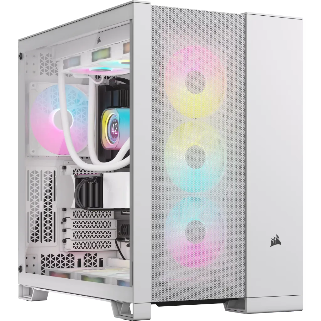 CORSAIR 6500D AIRFLOW TEMPERED GLASS MT CASE WHITE