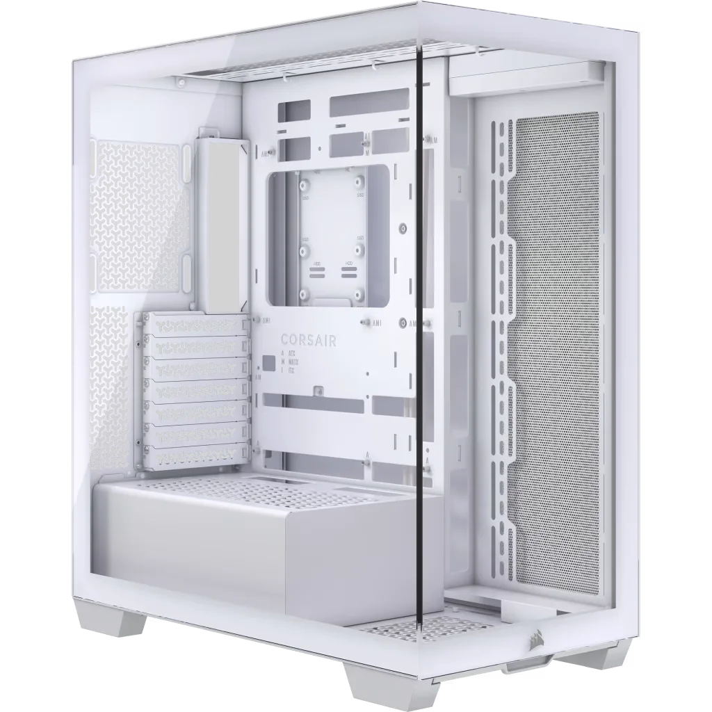 CORSAIR 3500X TEMPERED GLASS MT CASE WHITE