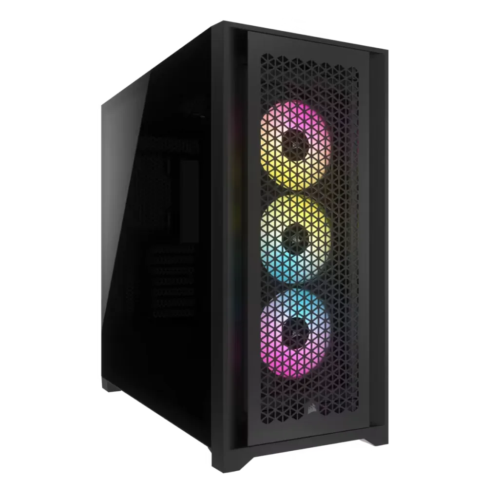 CORSAIR 5000D ICUE AIRFLOW FAN RGB MT CASE BLACK