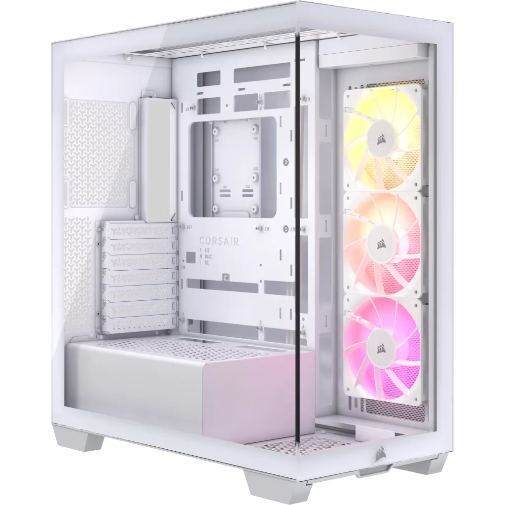 CORSAIR 3500X ARGB TEMPERED GLASS MT CASE WHITE