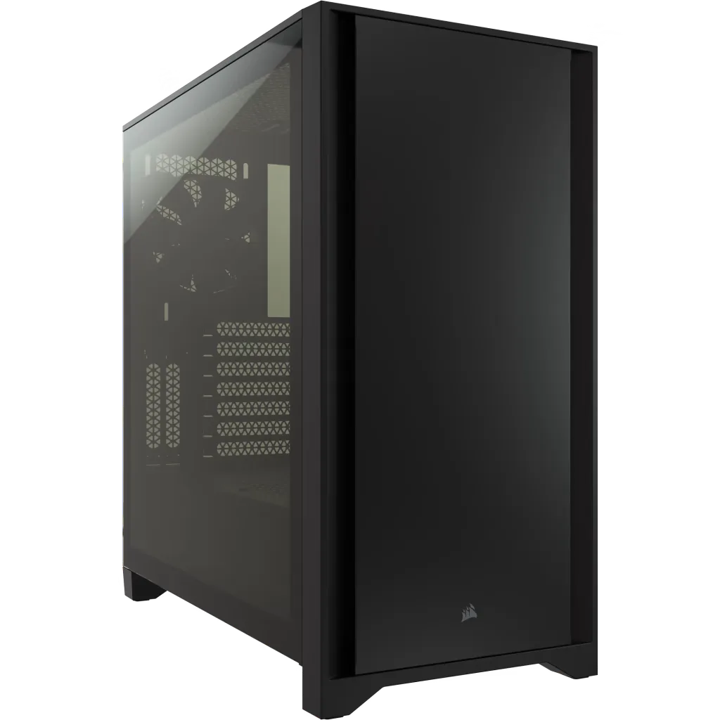 CORSAIR ICUE 4000D TOWER TEMPERED GLASS RGB CASE BLACK
