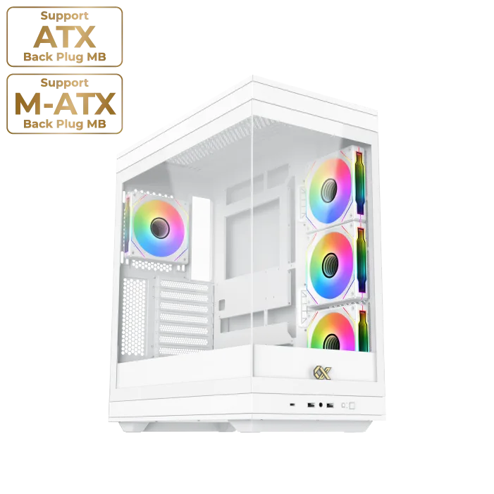 CASE XIGMATEK META WHITE