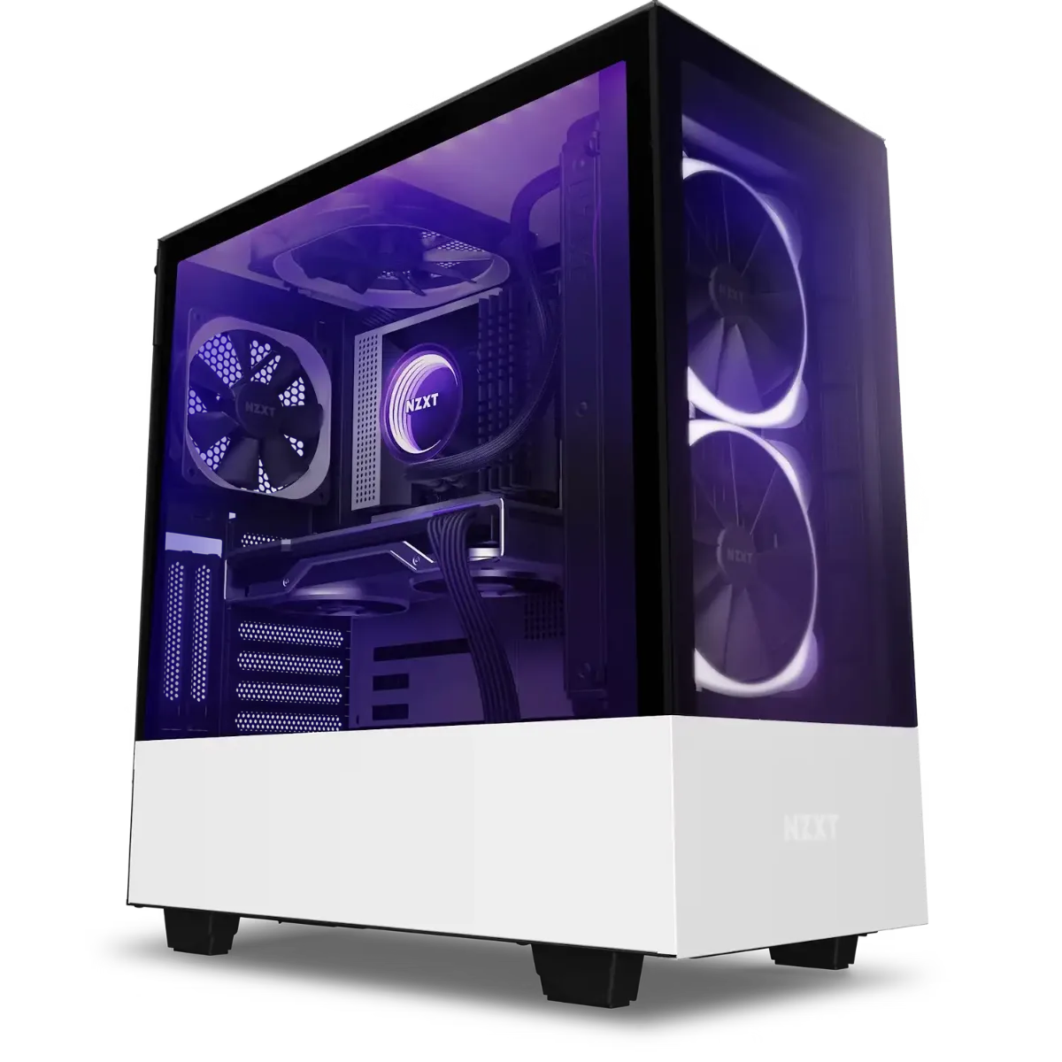 NZXT H510 ELITE TEMPERED GLASS CASE WHITE