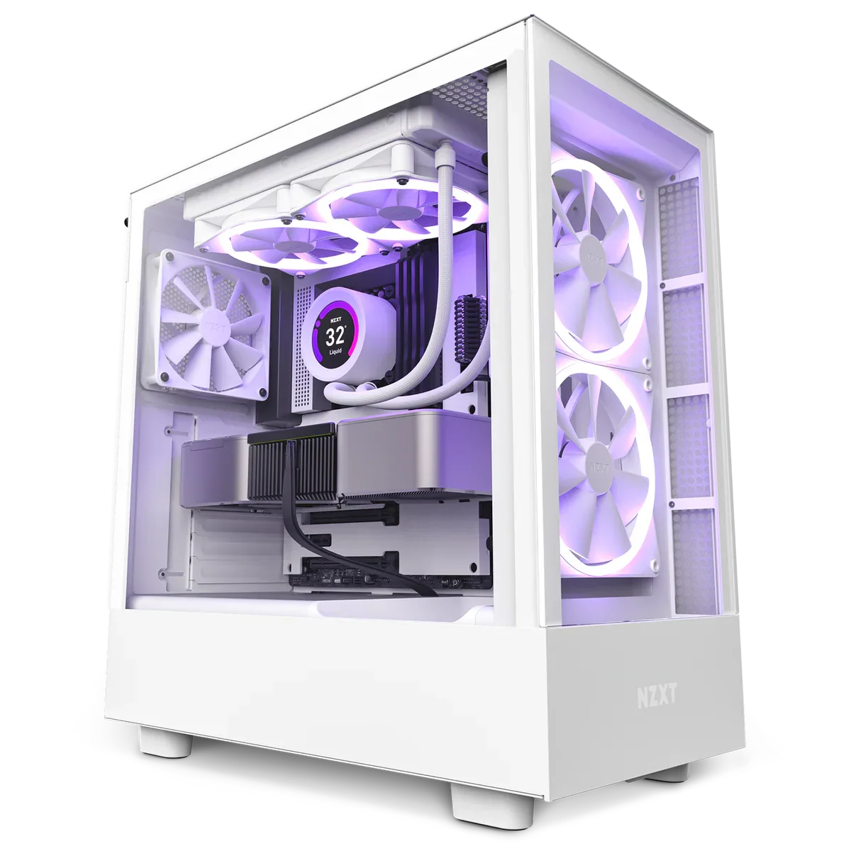 NZXT H5 ELITE EDITION ATX MID TOWER WHITE CASE