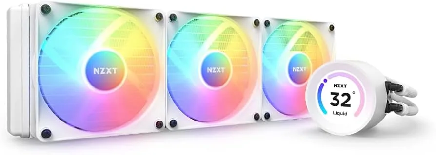 NZXT FAN COOLING LIQUID KRAKEN ELITE 360mm RGB WHITE