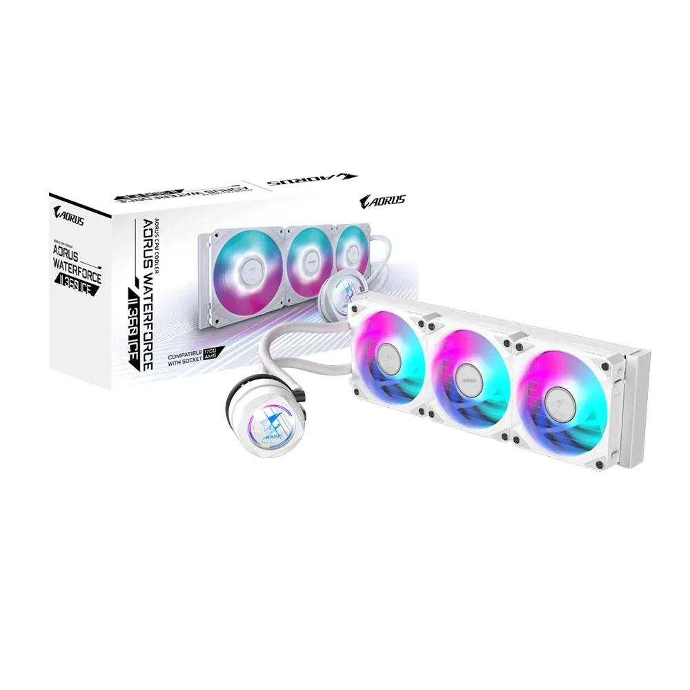 GIGABYTE FAN COOLING LIQUID AORUS WATERFORCE II 360mm ARGB ICE