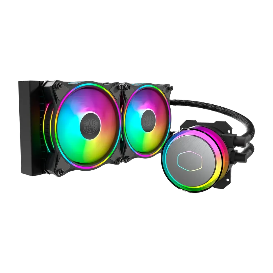 COOLERMASTER FAN COOLING LIQUID MASTERLIQUID 240L ILLUSION RGB BLACK