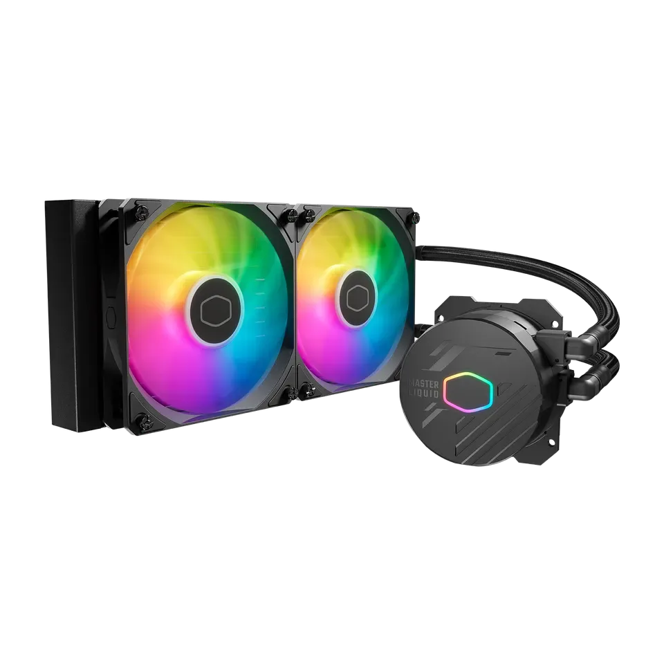COOLERMASTER FAN COOLING LIQUID MASTERLIQUID 240L CORE ARGB BLACK