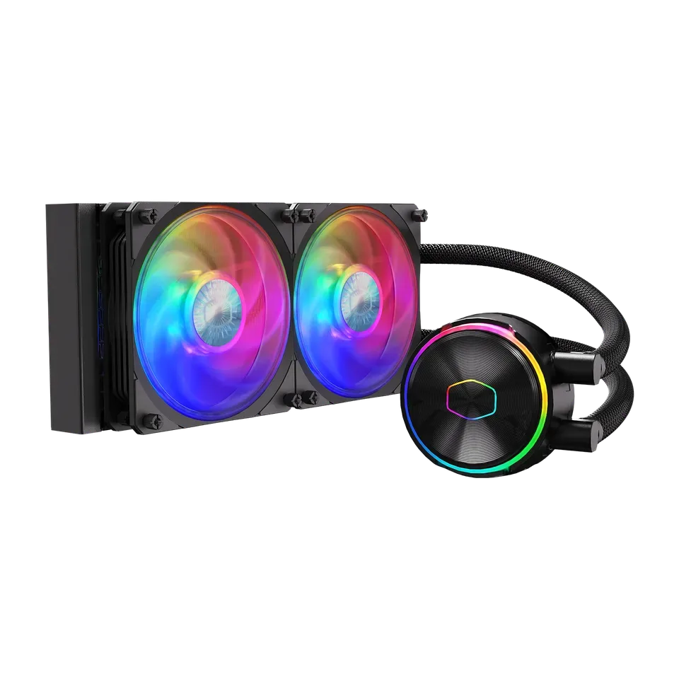COOLERMASTER FAN COOLING LIQUID PL240 FLUX RGB BLACK