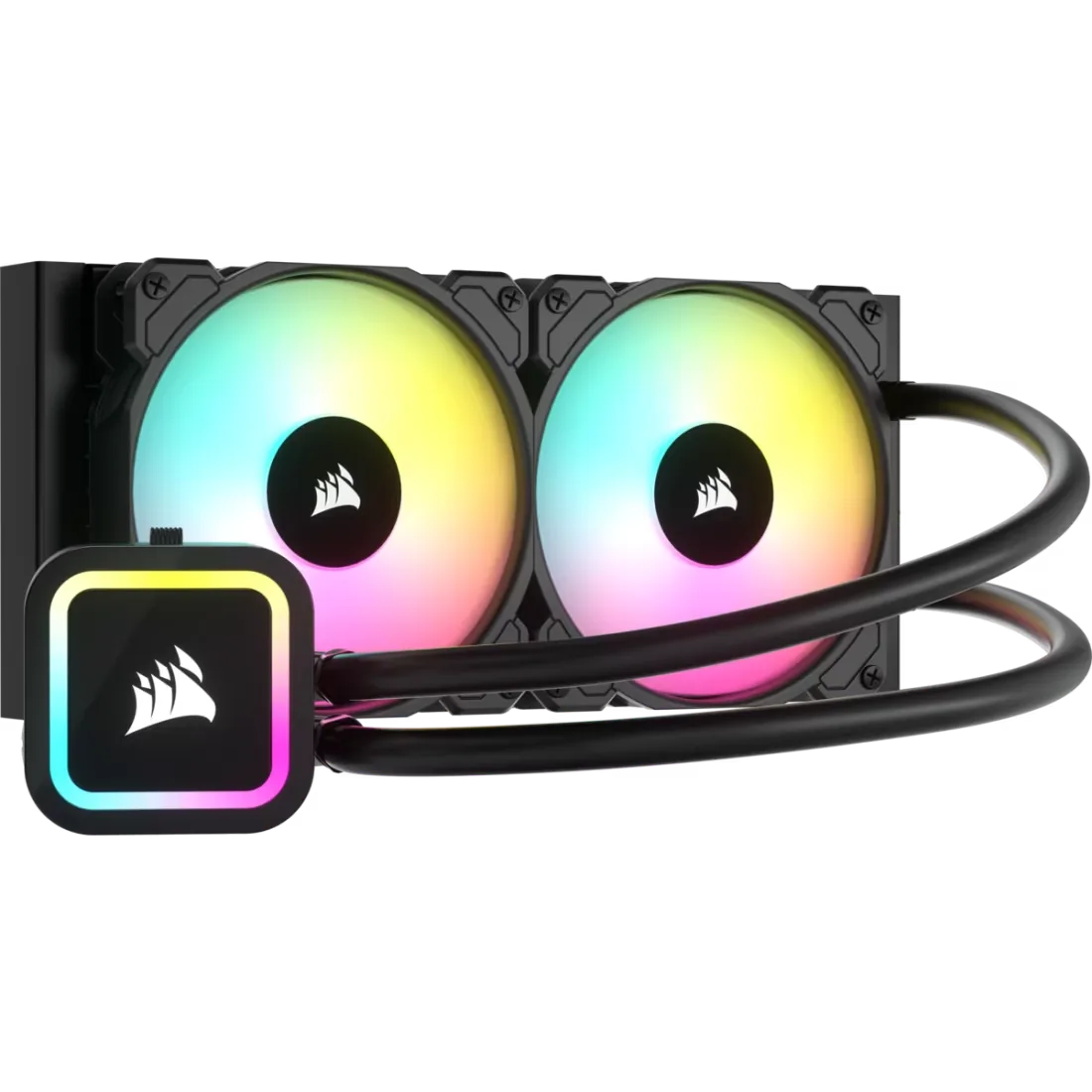 CORSAIR FAN COOLING LIQUID H100X ELITE 240mm RGB BLACK