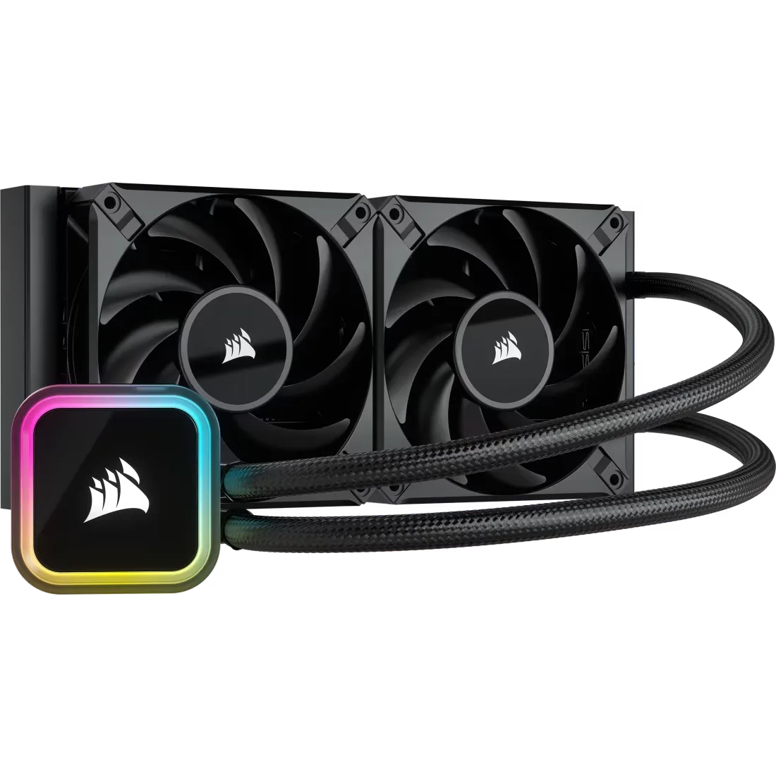 CORSAIR FAN COOLING LIQUID H100i ELITE 240mm RGB BLACK
