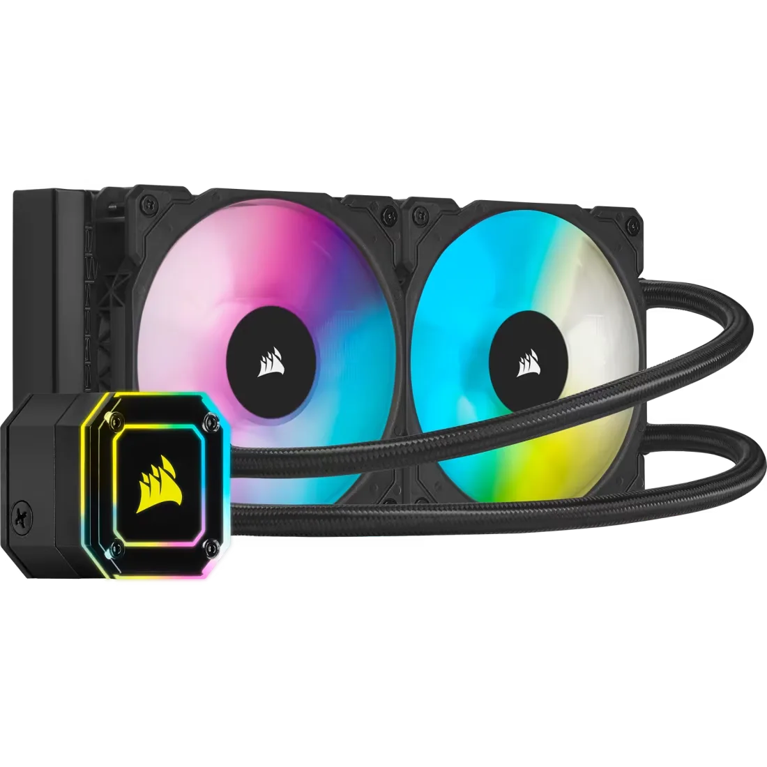 CORSAIR FAN COOLING LIQUID H100i ELITE CAPELLIX 240mm RGB BLACK