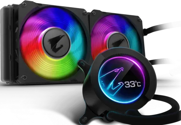 GIGABYTE FAN COOLING LIQUID AORUS 240mm RGB BLACK