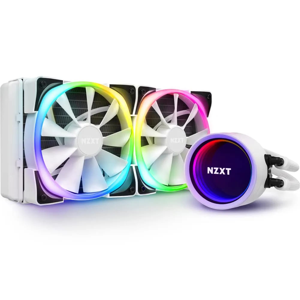 NZXT FAN COOLING LIQUID KARKEN X53 240mm RGB WHITE