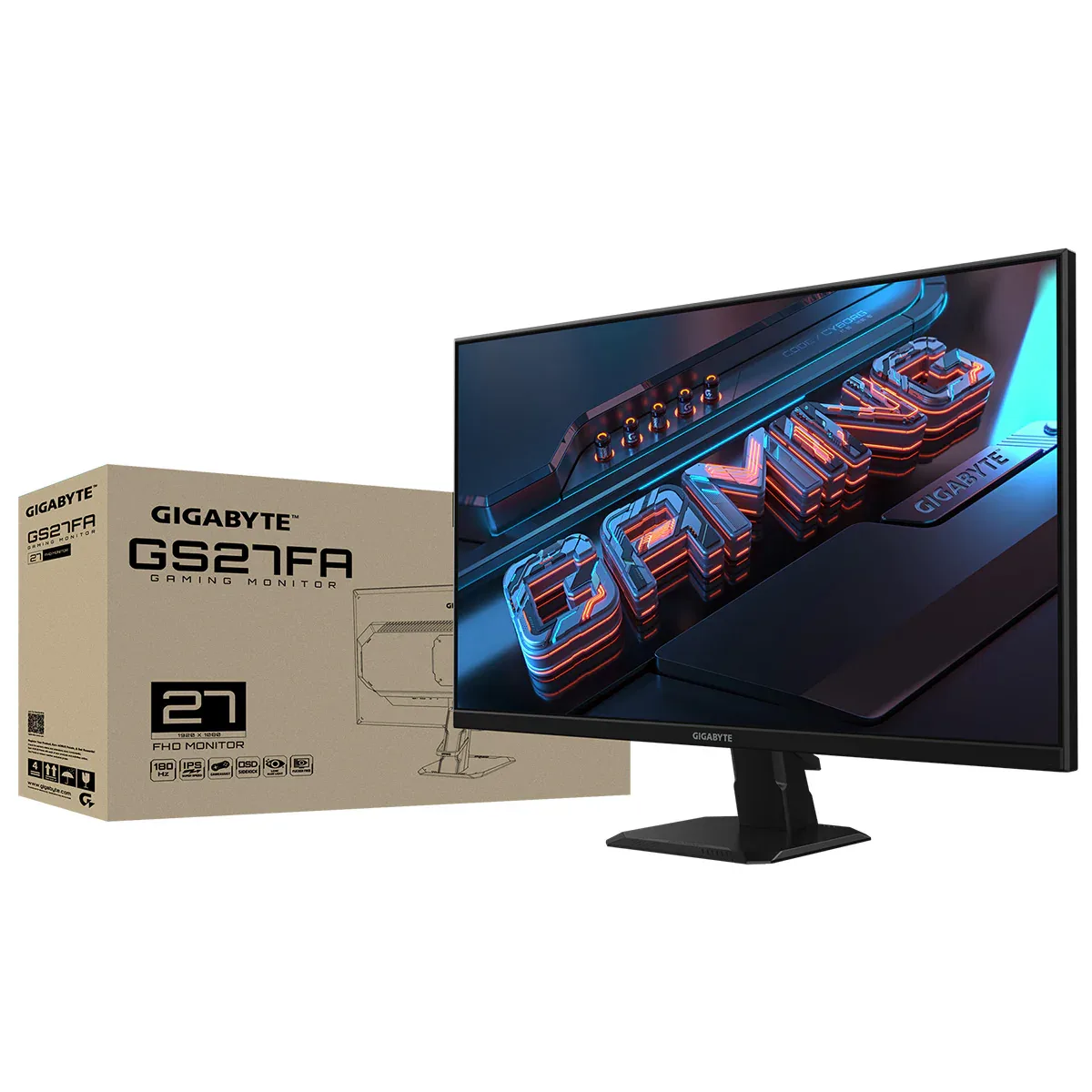 GIGABYTE MONITOR GS27FA 27 GAMING FHD 1MS 180Hz IPS