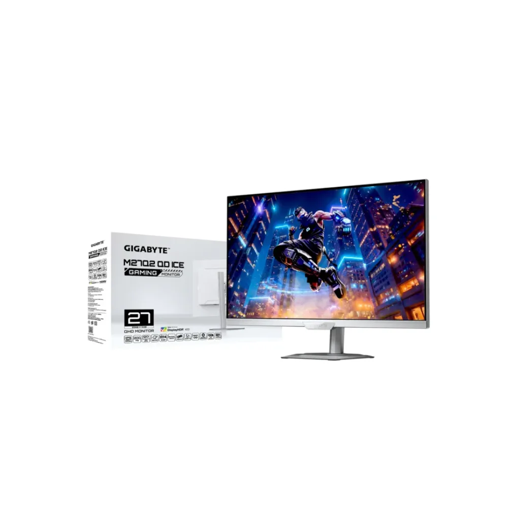 GIGABYTE MONITOR M27Q2 QD 27 GAMING 2K 1MS 200Hz IPS ICE