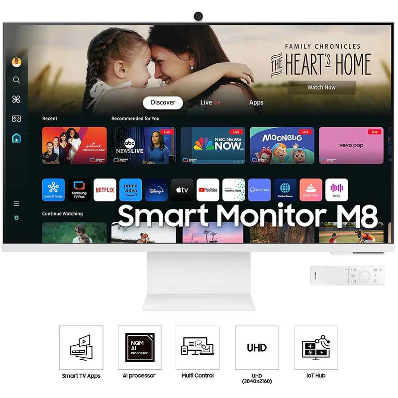 SAMSUNG MONITOR LS32DM801U 32 4K 4Ms 60Hz VA