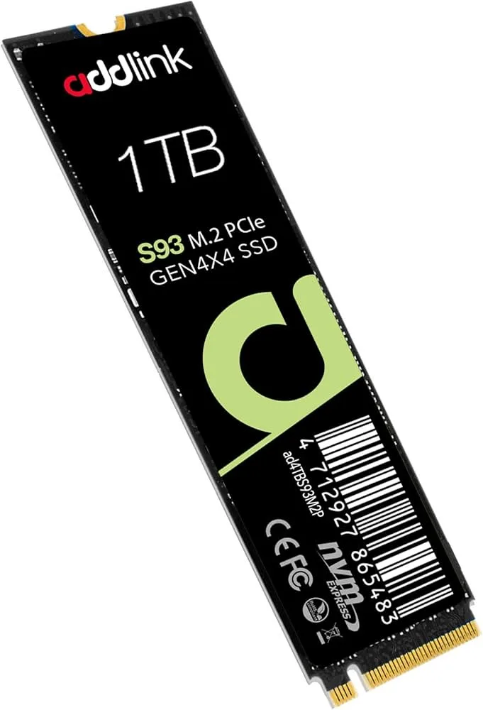 ADDLINK 1TB S93 GEN4 NVME M.2 7200MB/S