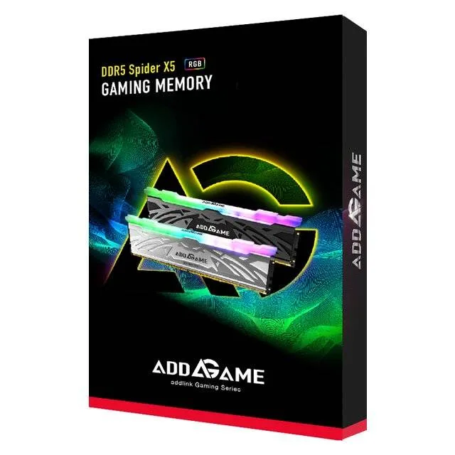 Addlink Spider X5 DDR5 32GB (2x16GB) 6000MHz CL38 BLACK