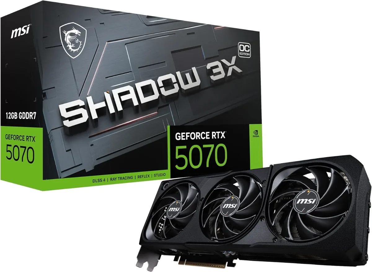 MSI GeForce RTX 5070 12 GB SHADOW 3X OC