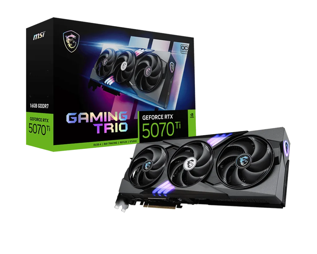 MSI GeForce RTX 5070 Ti 16G GAMING TRIO OC