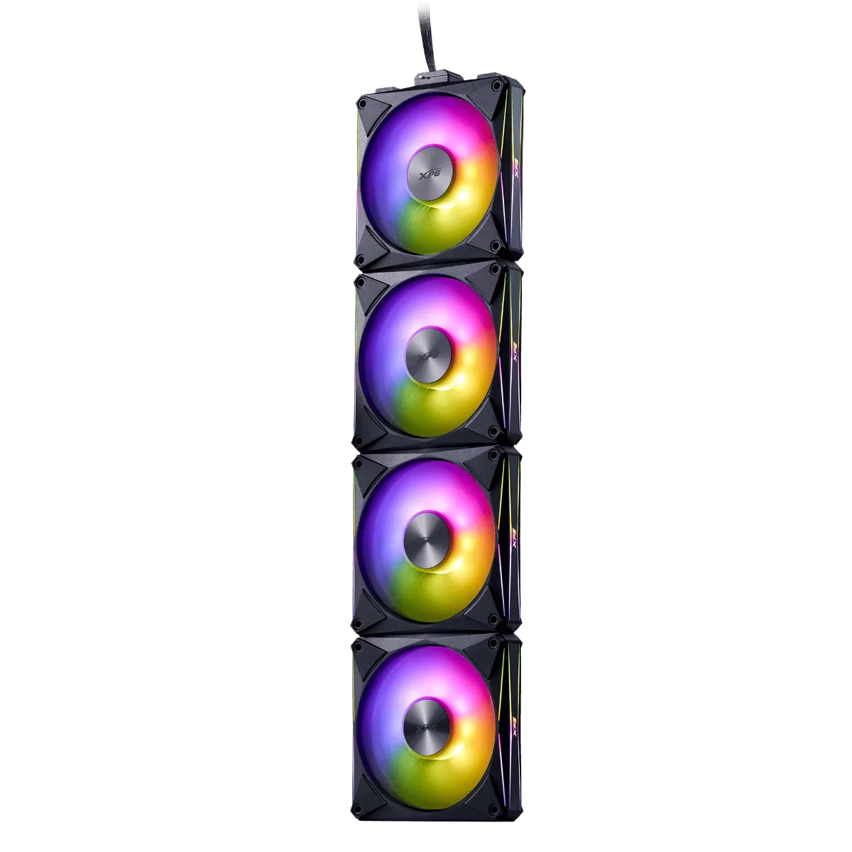 XPG HURRICANE MAG 120 ARGB PWM Magnetic Fan (4‑Pack)