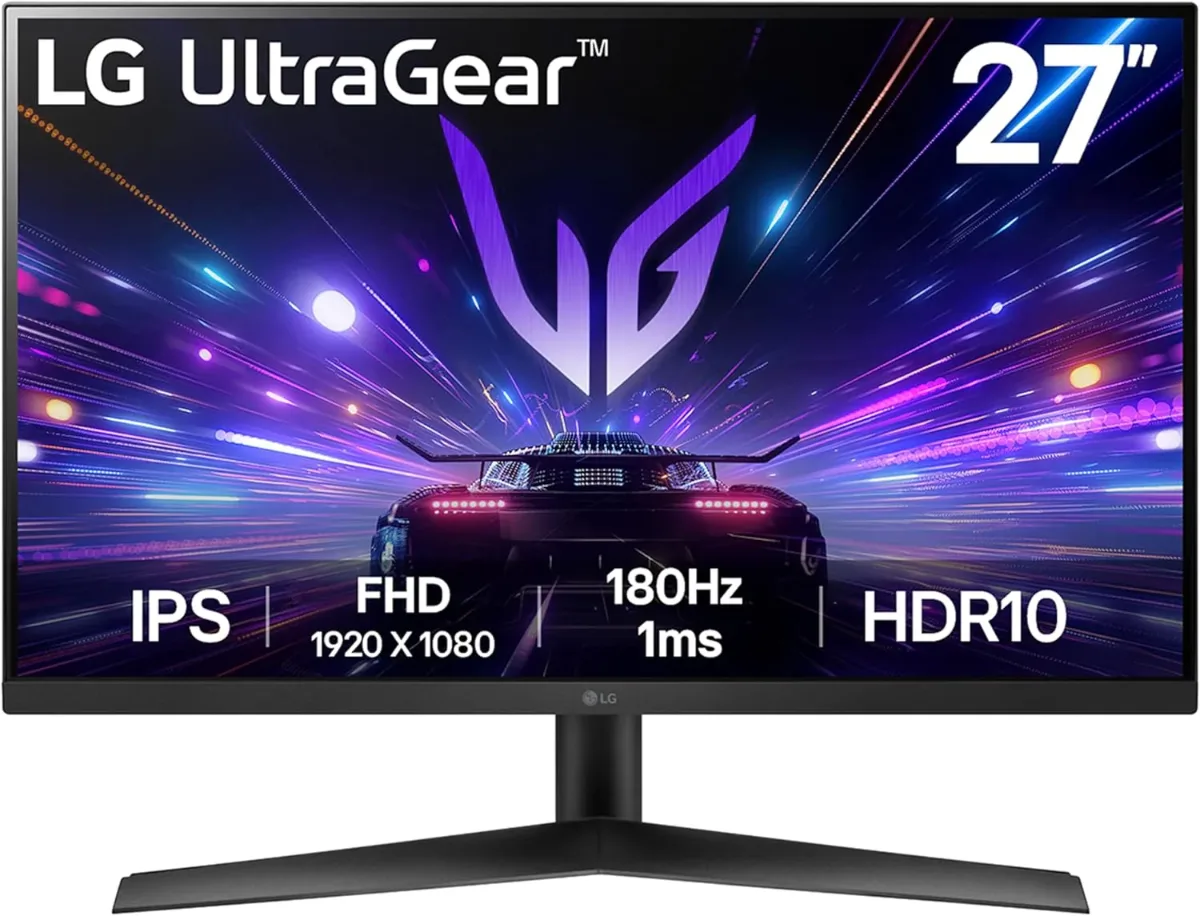 LG UltraGear 27GS60F-B 27″ Gaming Monitor – Full HD IPS 180Hz