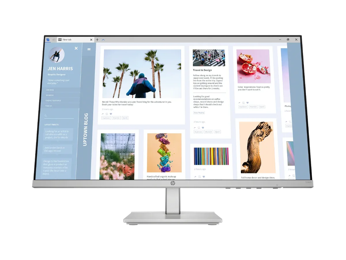 HP Series 5 24″ (23.8″) FHD Height-Adjust IPS Monitor – 100 Hz